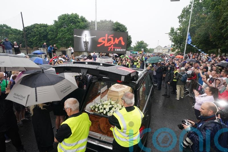 &lsquo;We cherished him&rsquo;: Dublin bids farewell to rock singer Christy Dignam