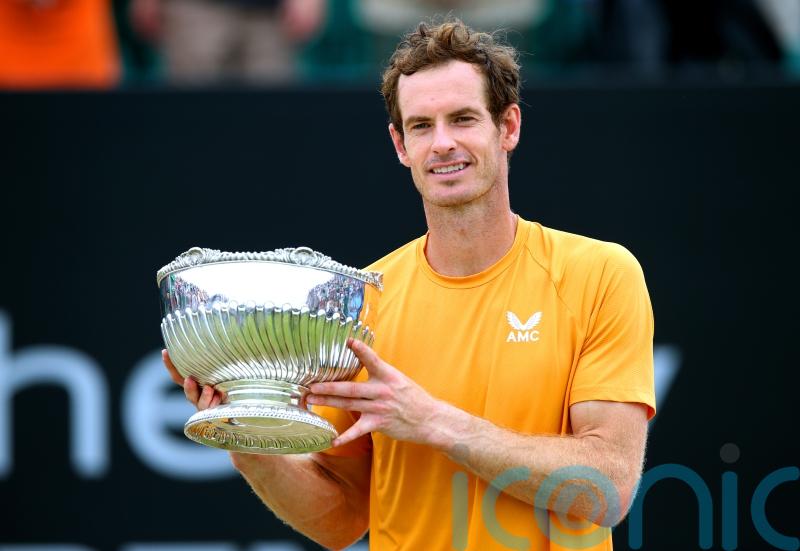 Father&rsquo;s Day surprise for Andy Murray as his kids show up for Nottingham win