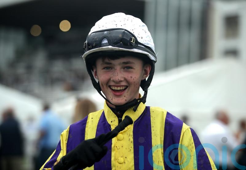 Shark delight after trainer&rsquo;s son wins first race at Worcester