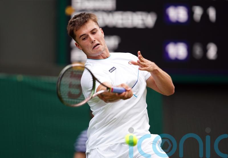 Arthur Fery looks at home on Wimbledon stage in defeat to Daniil Medvedev