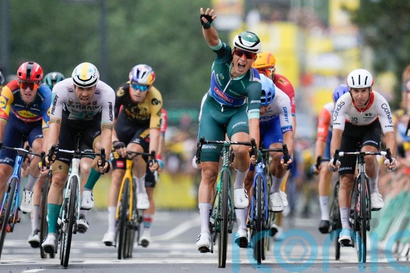 Jasper Philipsen sprints to fourth stage victory at this year&rsquo;s Tour de France
