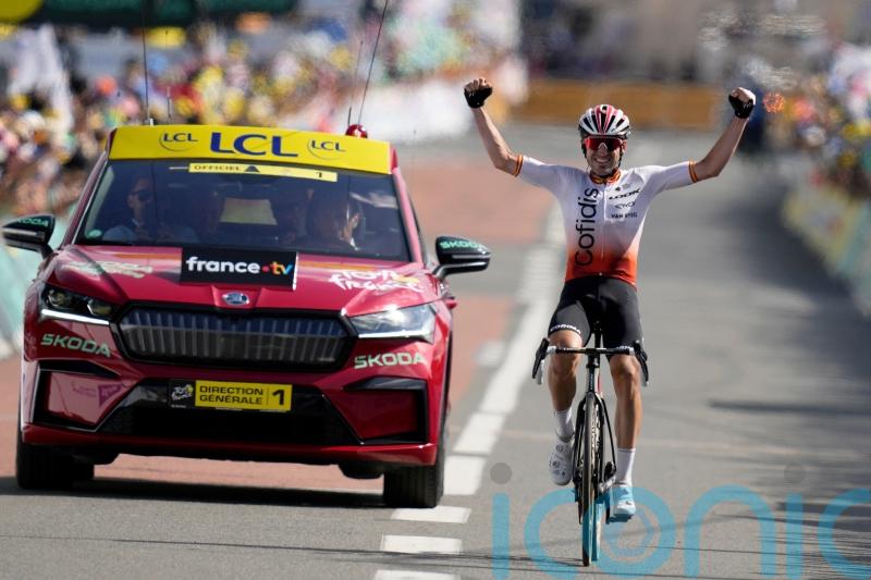 Ion Izagirre powers to solo win in 12th stage of Tour de France