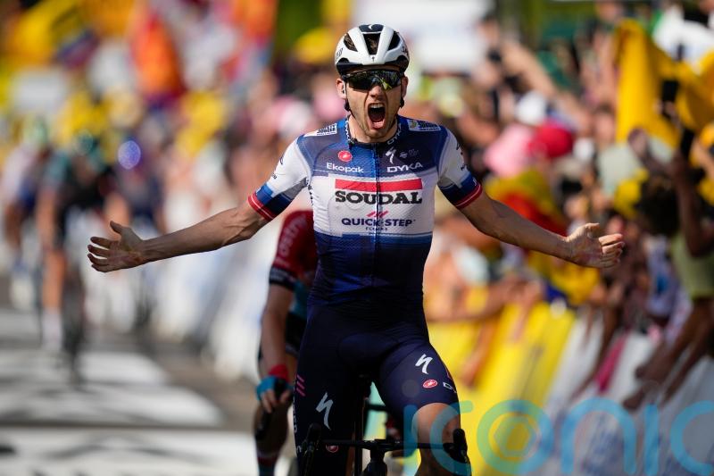 Kasper Asgreen sprints to maiden Tour de France stage win in Bourg-en-Bresse