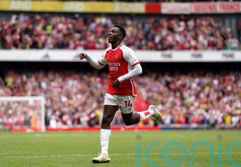 Mikel Arteta says Eddie Nketiah forced his way into Arsenal team in training