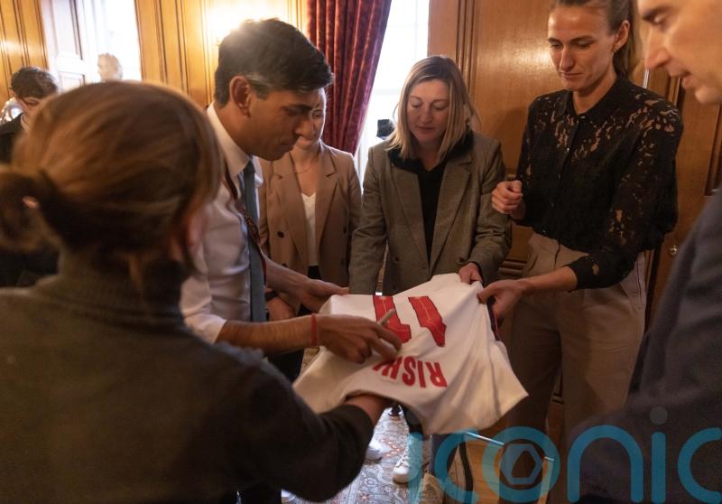 Rishi Sunak tells Lionesses &lsquo;whole nation is rooting for you&rsquo; in World Cup final