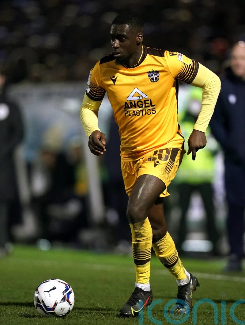 Managerless Eastleigh beat 10-man Aldershot to claim first win of the season.