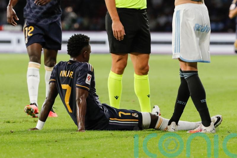Vinicius Jr facing lay-off after hamstring injury