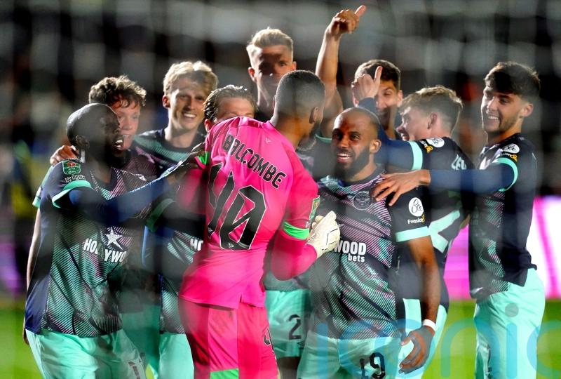 Brentford avoid becoming Newport&rsquo;s latest cup victims with shoot-out victory