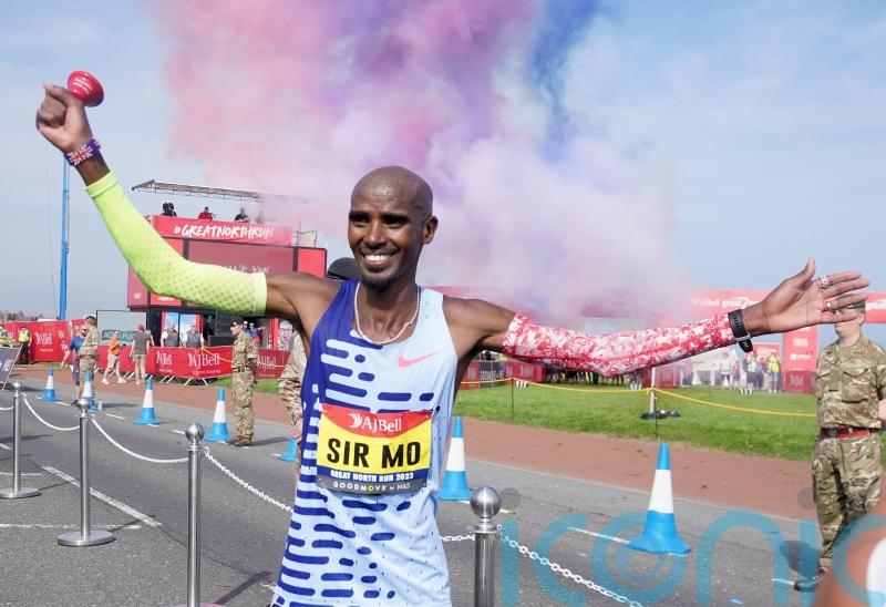 Sir Mo Farah brings &lsquo;amazing journey&rsquo; to an end at Great North Run