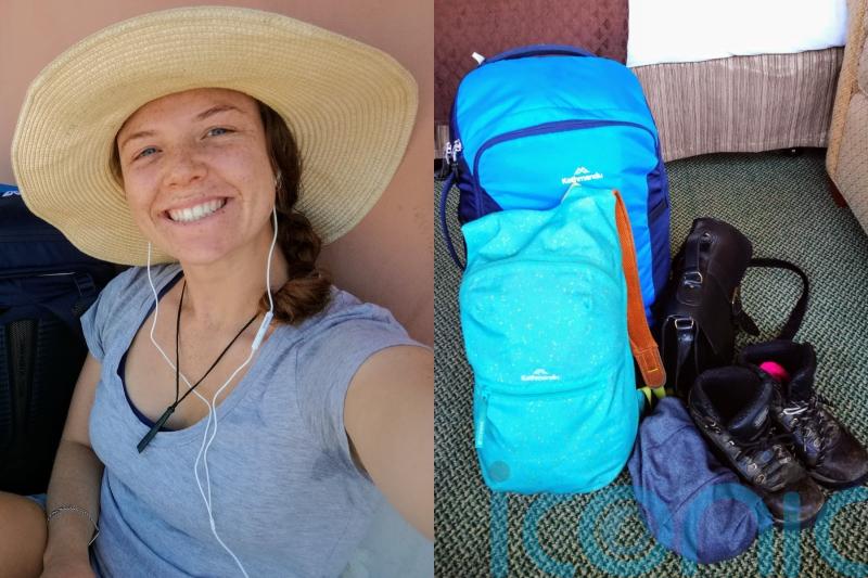 Eco-holidaymaker dodges planes and hotel comforts and packs plastic tubs in sub-10kg luggage to reduce carbon footprint