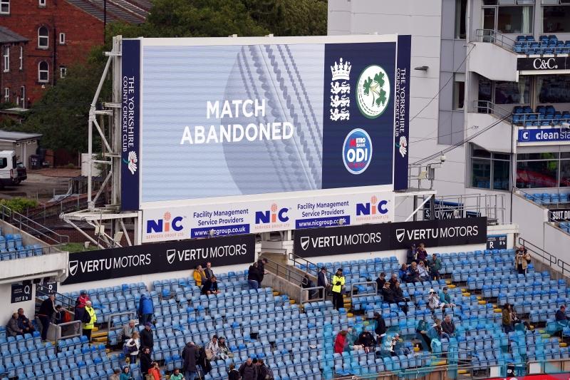 England frustrated at damp Headingley as first Ireland ODI is abandoned