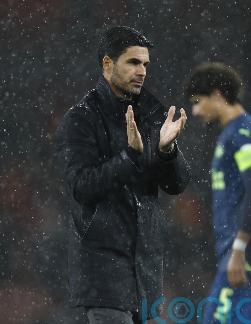 Mikel Arteta hails &lsquo;beautiful night&rsquo; as Arsenal star on Champions League return