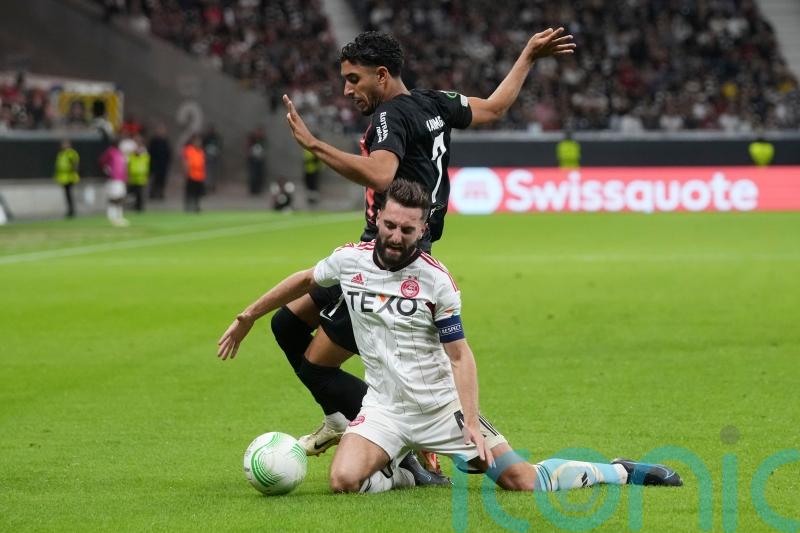 Barry Robson believes Aberdeen deserved a point against Eintracht Frankfurt