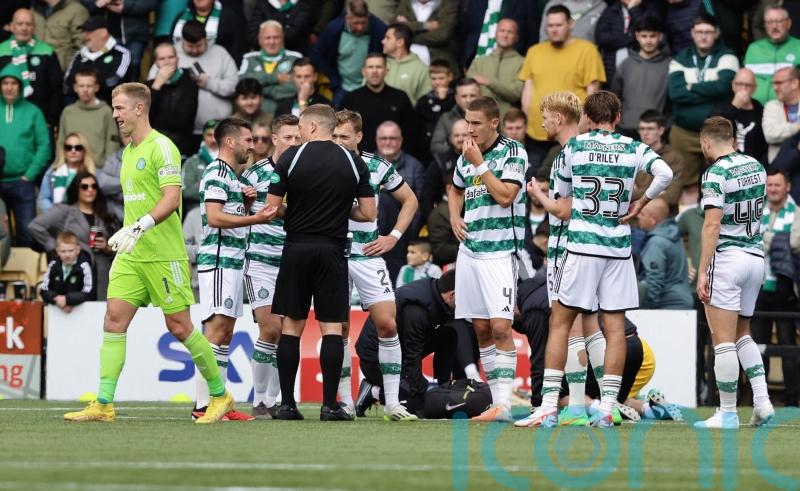 Celtic overcome Joe Hart red card to beat Livingston