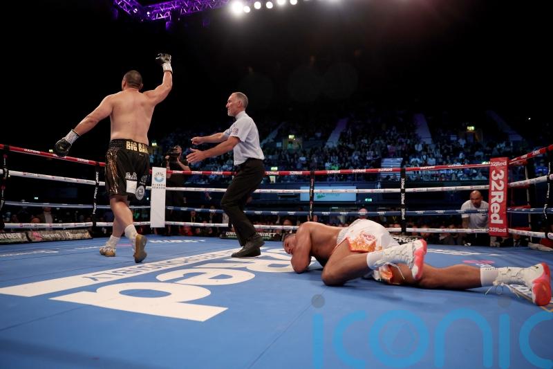 Joe Joyce&rsquo;s career in tatters after brutal third-round knock-out by Zhilei Zhang
