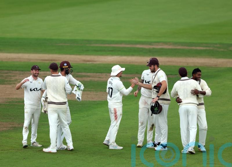 Surrey retain County Championship title after Essex batting collapse