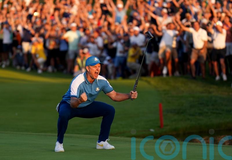 Europe storm into record-equalling five-point lead on first day of Ryder Cup
