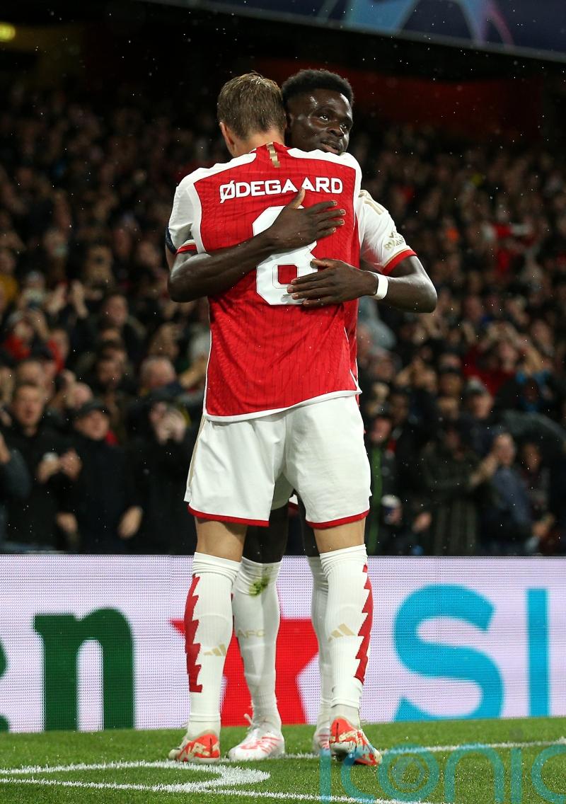 Martin Odegaard believes any team would miss injured Arsenal star Bukayo Saka