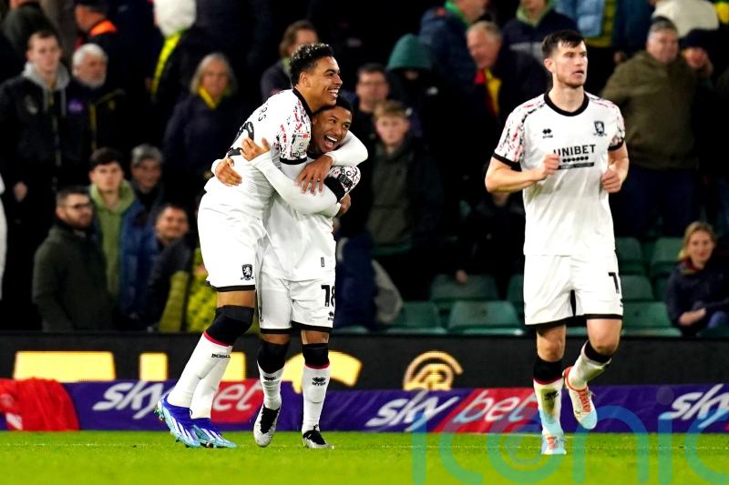 Rejuvenated Middlesbrough make it six wins in a row after beating Norwich