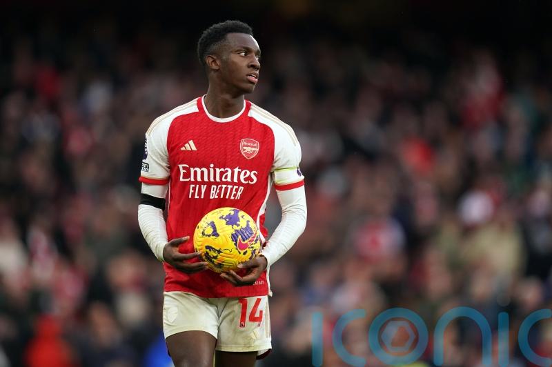 Arsenal&rsquo;s Eddie Nketiah dedicates his first Premier League hat-trick to his aunt