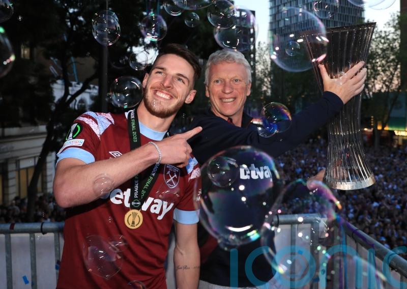 David Moyes feels Declan Rice should be welcomed back when West Ham host Arsenal