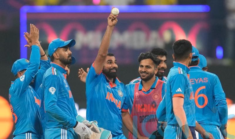 India hammer woeful Sri Lanka to book place in World Cup knockout stages