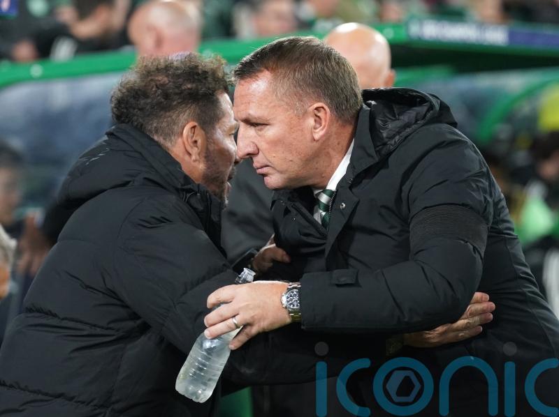 Brendan Rodgers hoping Celtic can turn performances into points against Atletico