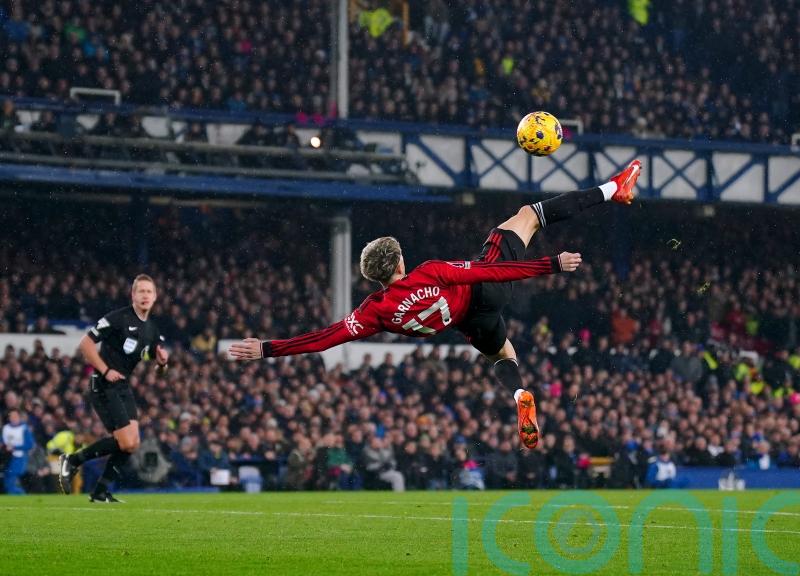 Stunning Alejandro Garnacho goal inspires Manchester United to win over Everton