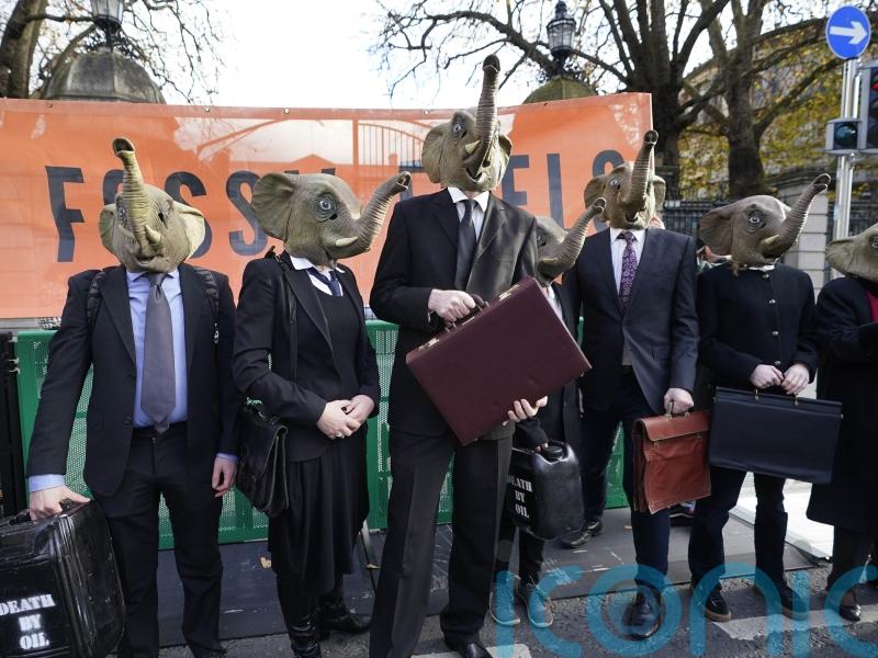 Climate protest takes place in Dublin ahead of Cop28