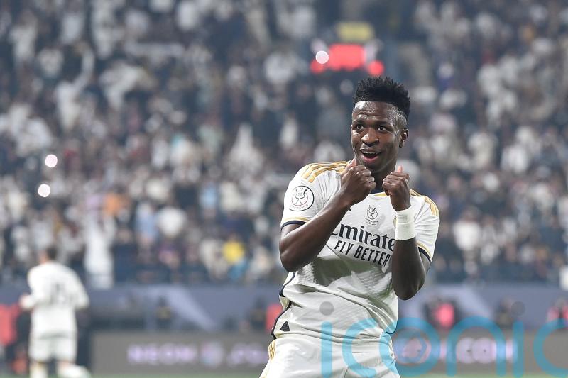 Vinicius Junior hat-trick gives Real Madrid Super Cup win over Barcelona