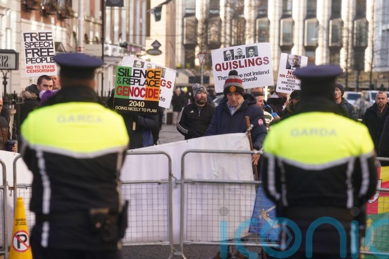 Two protests held at Leinster House as Dail returns
