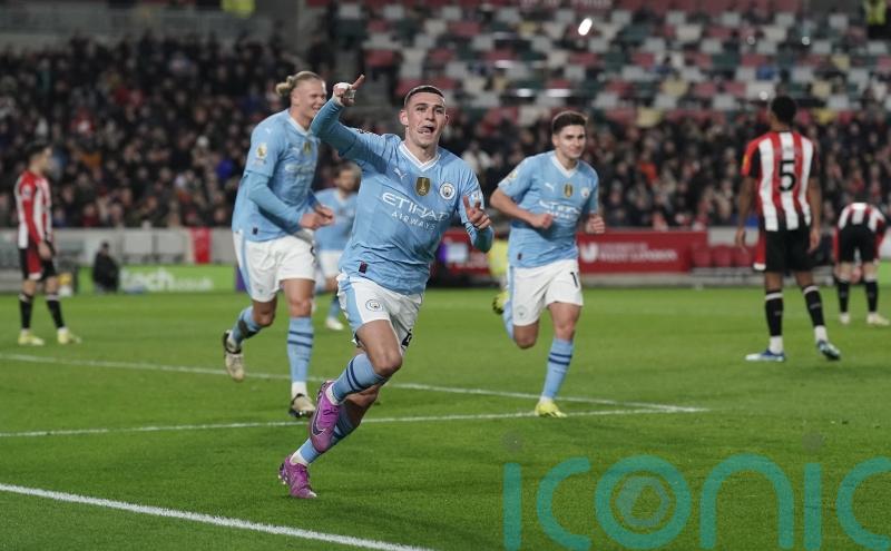 Phil Foden nets hat-trick as Manchester City come from behind to beat Brentford