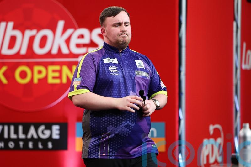 Luke Littler&rsquo;s UK Open hopes dashed by Damon Heta in the quarter-finals