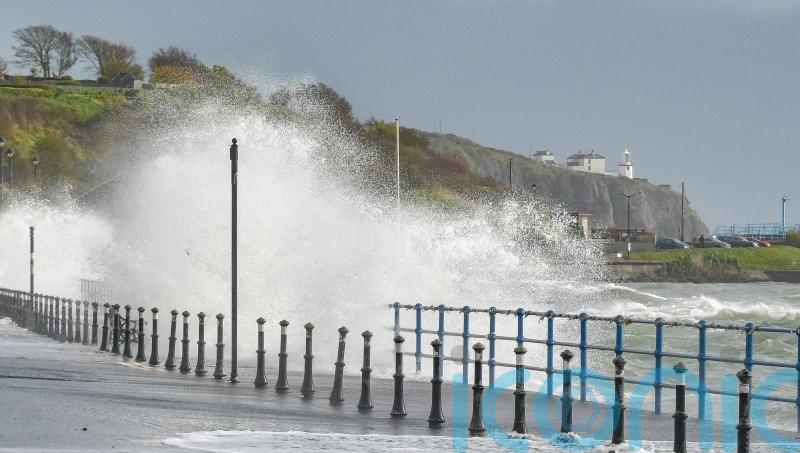 Girl rescued from sea as Storm Kathleen blows in