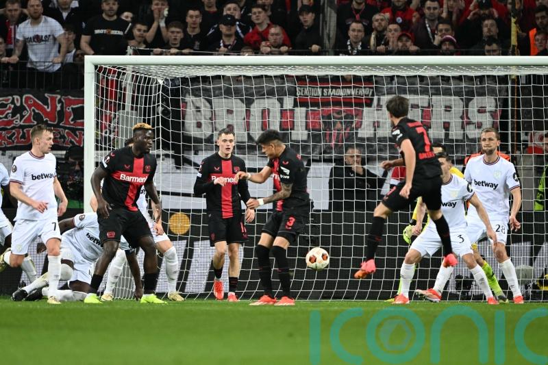 West Ham left with tough task in Europa League after defeat to Bayer Leverkusen