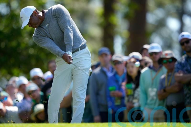 Tiger Woods makes record 24th consecutive Masters cut after gruelling day