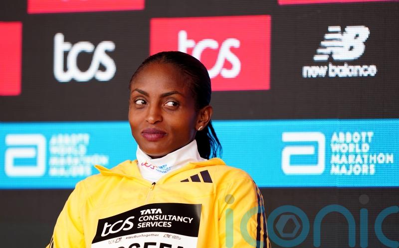 World record holder Tigst Assefa out to make history in first London Marathon