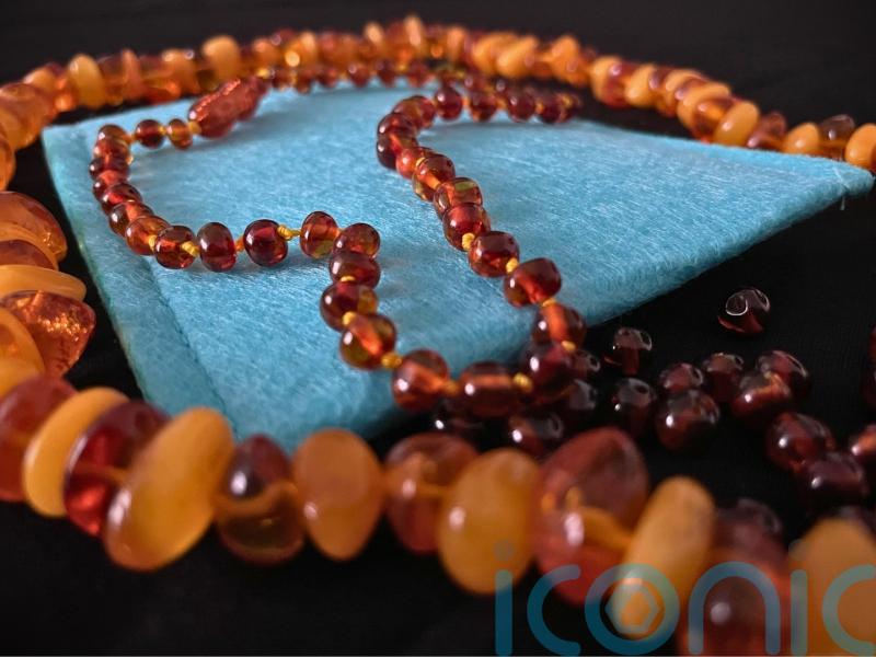 Amber teething beads prohibited over choking fears