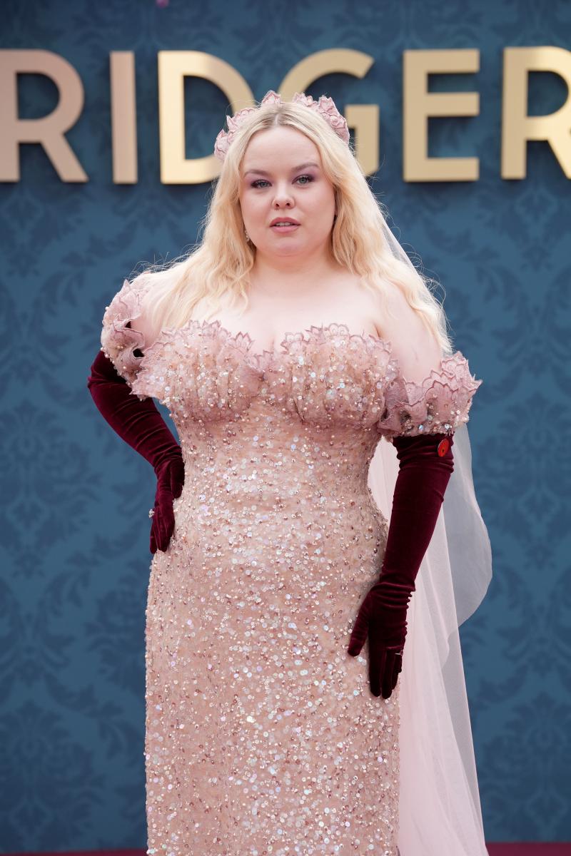 Nicola Coughlan says Gaza pin is &lsquo;call to Joe Biden&rsquo; at Bridgerton screening