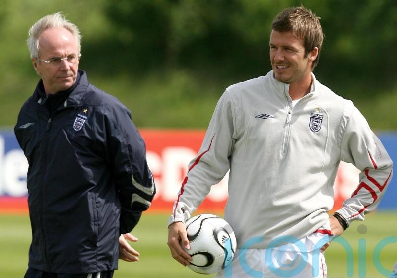 Sven-Goran Eriksson reveals David Beckham&rsquo;s visit to his home in Sweden