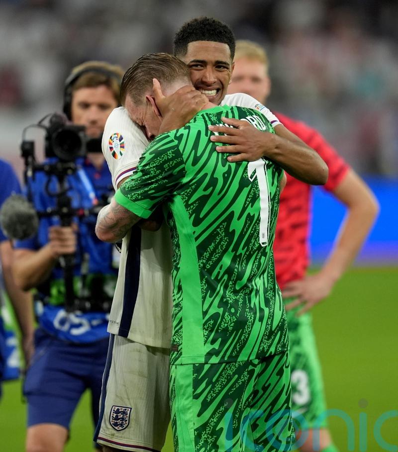 Jordan Pickford lauds &lsquo;golden boy&rsquo; Jude Bellingham after England beat Slovakia