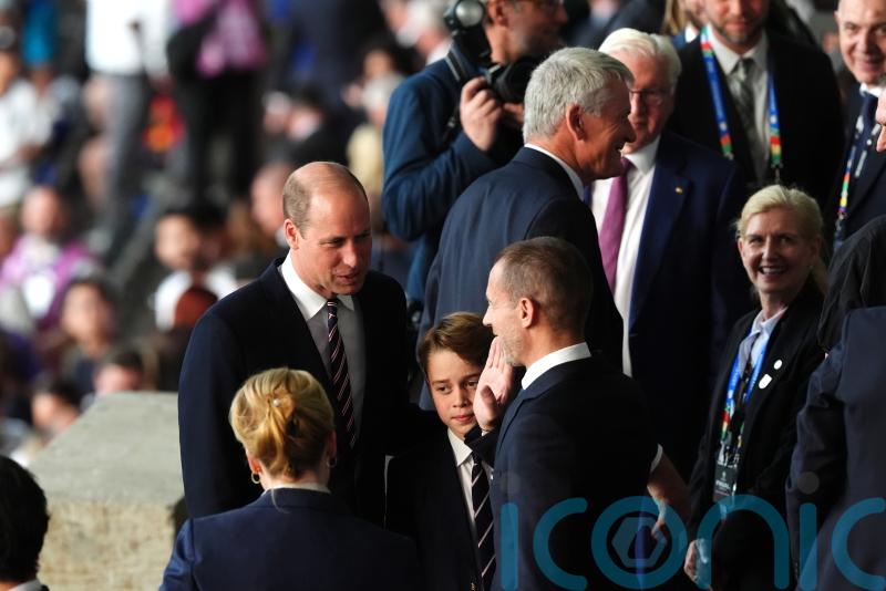 Prince George&rsquo;s Euros final appearance is latest in spree of public outings