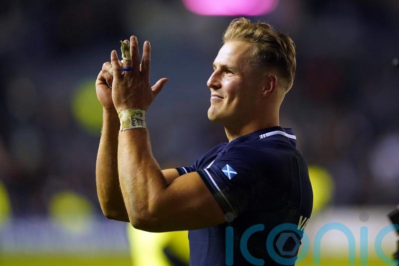 Duhan van der Merwe becomes Scotland&rsquo;s record try scorer in victory over Uruguay