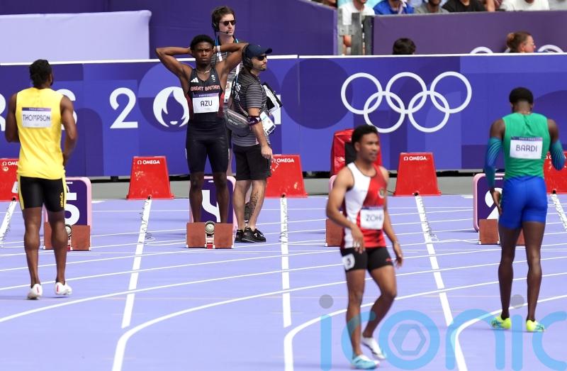Despair for Jeremiah Azu after disqualification from 100 metres