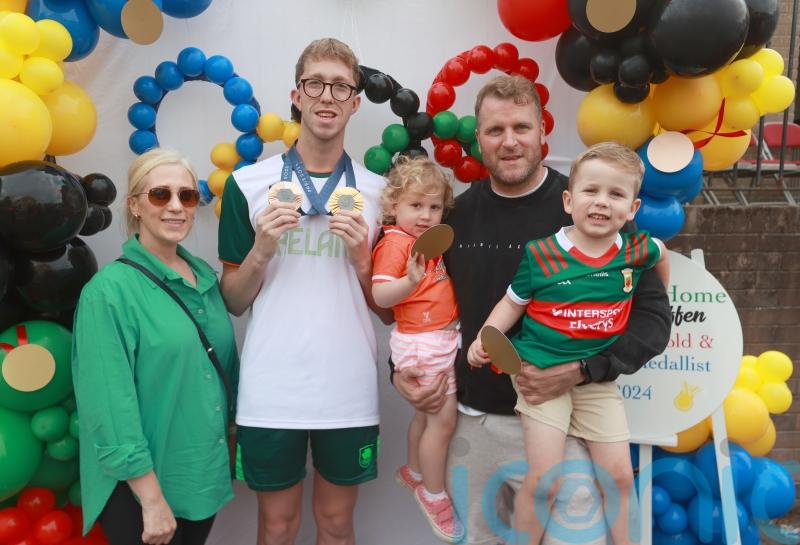 Daniel Wiffen &lsquo;ready to party&rsquo; after Olympic homecoming