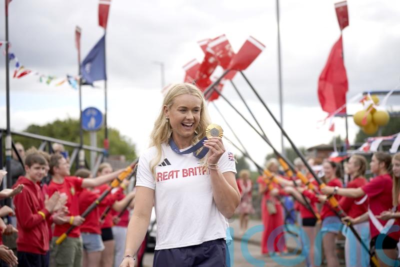 Olympic gold medallist given hero&rsquo;s welcome home in Coleraine