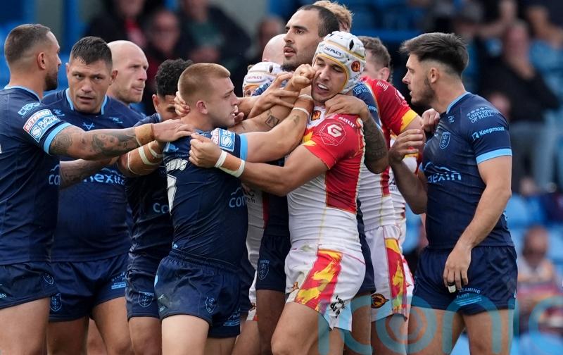 Mikey Lewis accuses Cesar Rouge of biting his hand during Hull KR-Catalans clash