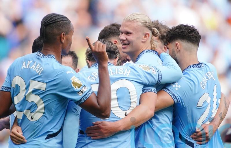 Erling Haaland&rsquo;s hat-trick helps Manchester City to thumping win over Ipswich