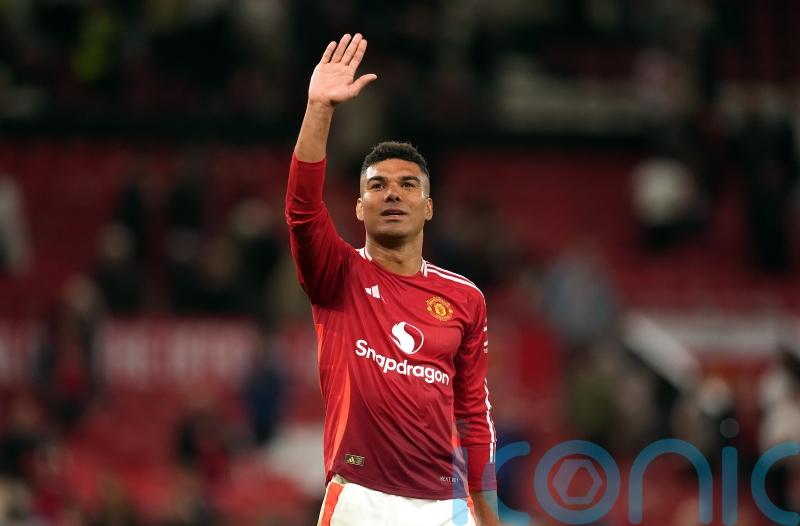 Casemiro named in Manchester United&rsquo;s Europa League squad amid Galatasaray link