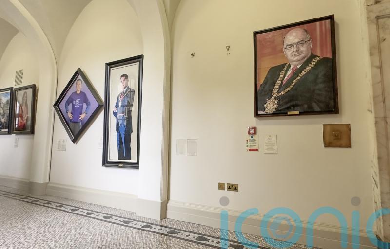 O Donnghaile picture removed from wall inside Belfast City Hall